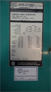 Onan 1000kw generator used sales